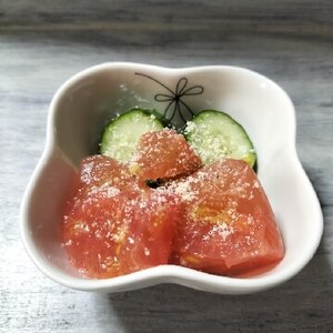 プチトマト(ミニトマト)きゅうりのイタリアンサラダ